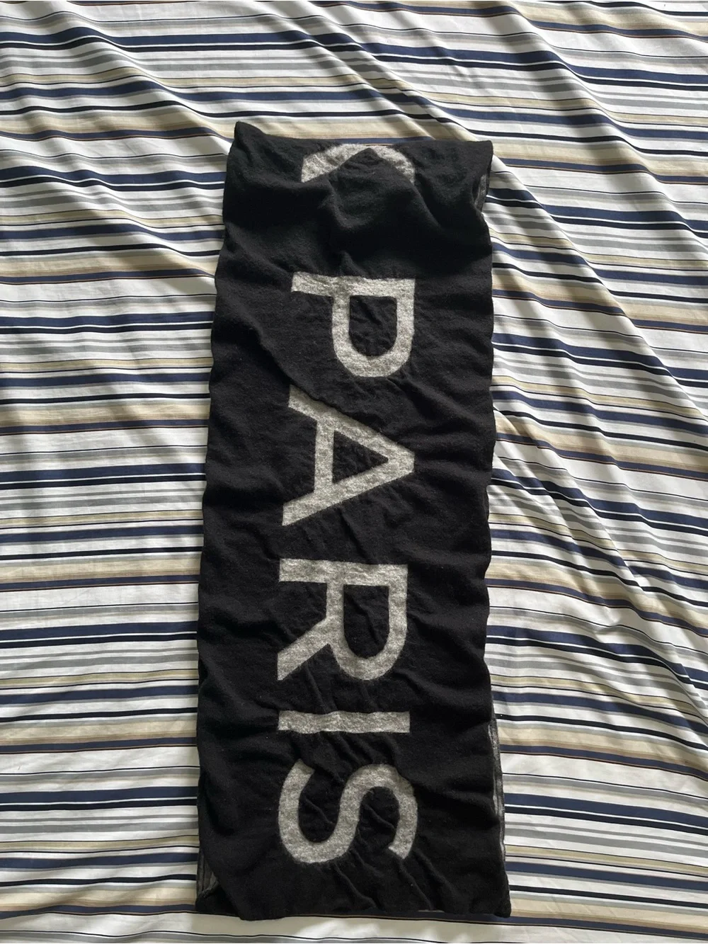BLVK Paris x Paris Saint-Germain (PSG) Black Scarf | Authentic